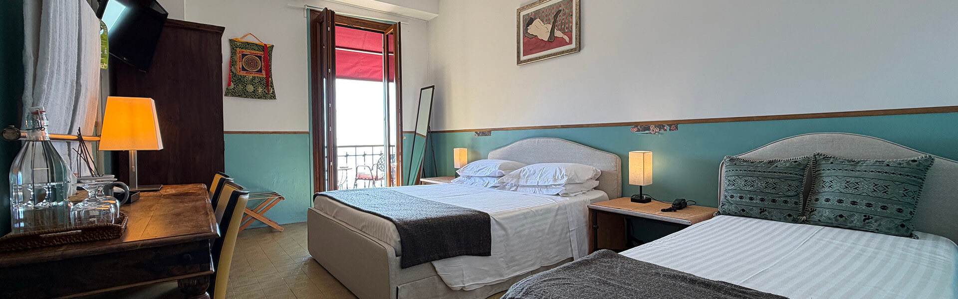 Meerblick Hotelzimmer in Bonassola